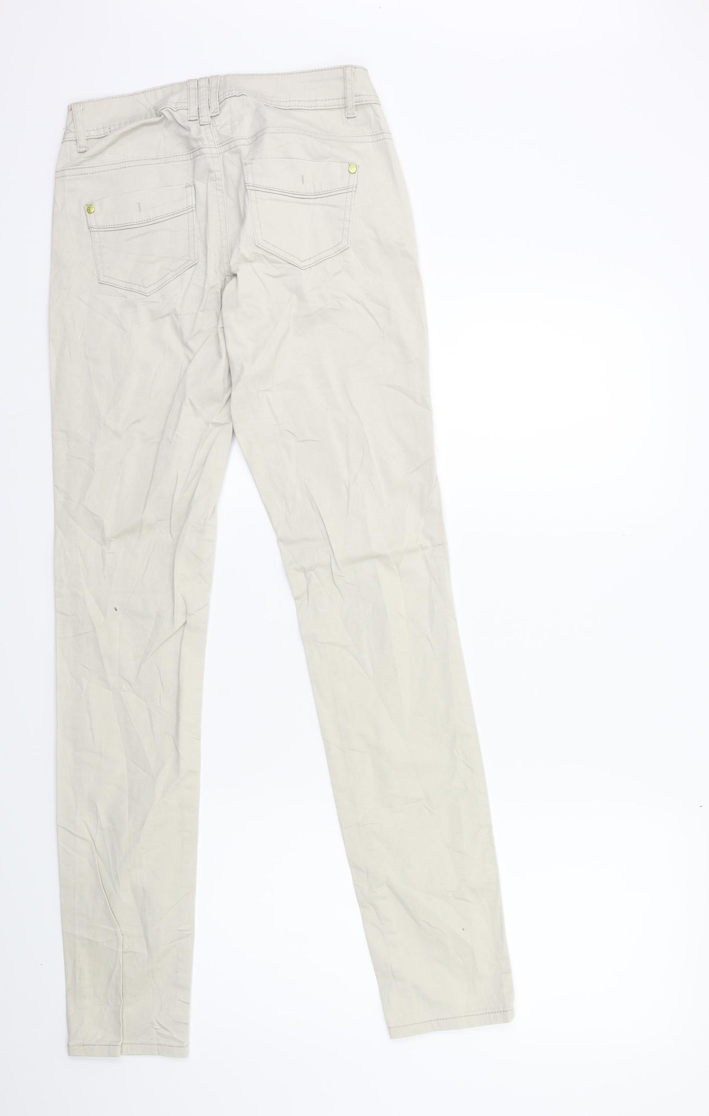 ORSAY Womens Beige  Denim Skinny Jeans Size 6 L30 in
