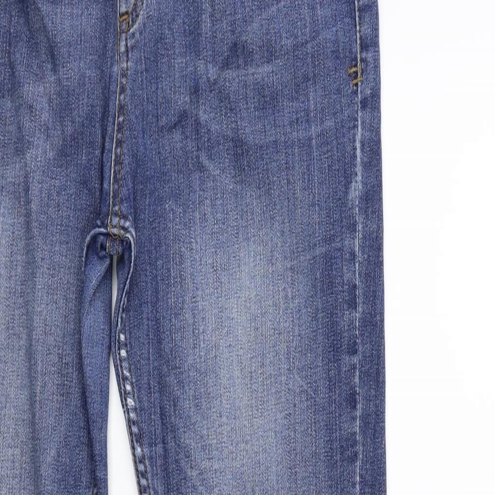 Fat Face Womens Blue  Denim Straight Jeans Size 10 L29 in