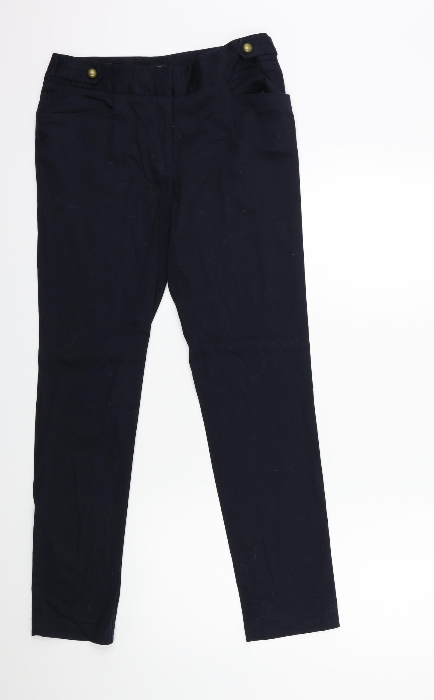 Papaya Womens Blue   Trousers  Size 10 L29 in