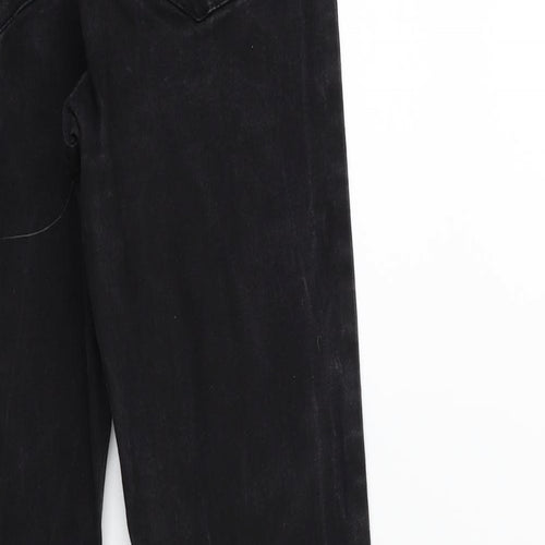 Denim & Co. Womens Black  Denim Skinny Jeans Size 10 L28 in
