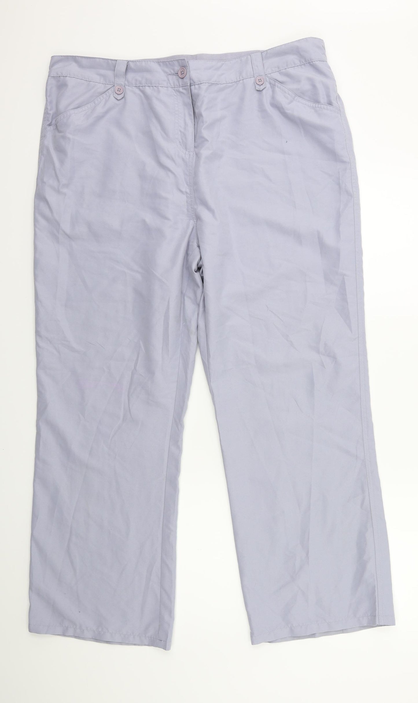 Cotton Traders Womens Blue   Trousers  Size 20 L29 in