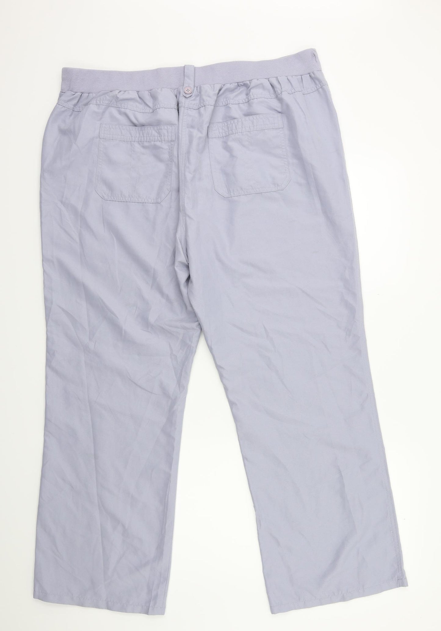 Cotton Traders Womens Blue   Trousers  Size 20 L29 in