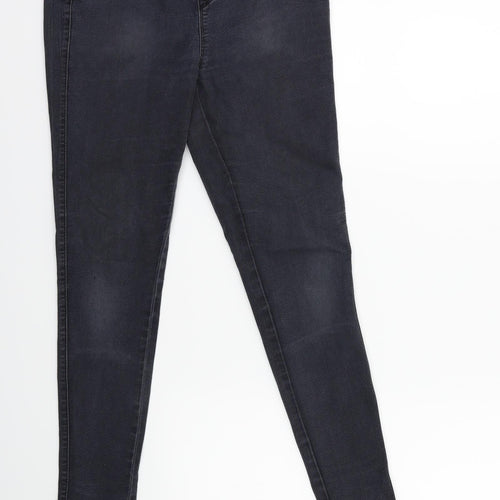 Denim & Co. Womens Grey  Denim Jegging Jeans Size 8 L25 in
