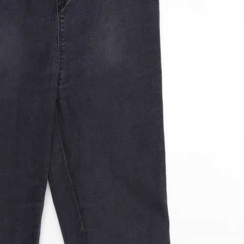 Denim & Co. Womens Grey  Denim Jegging Jeans Size 8 L25 in