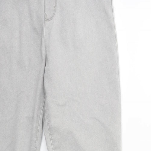 Denim & Co. Womens Grey  Denim Jegging Jeans Size 8 L29 in
