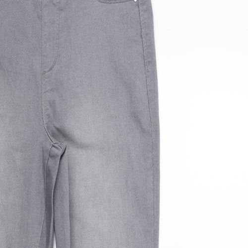 pep& co Womens Grey  Denim Jegging Jeans Size 8 L29 in