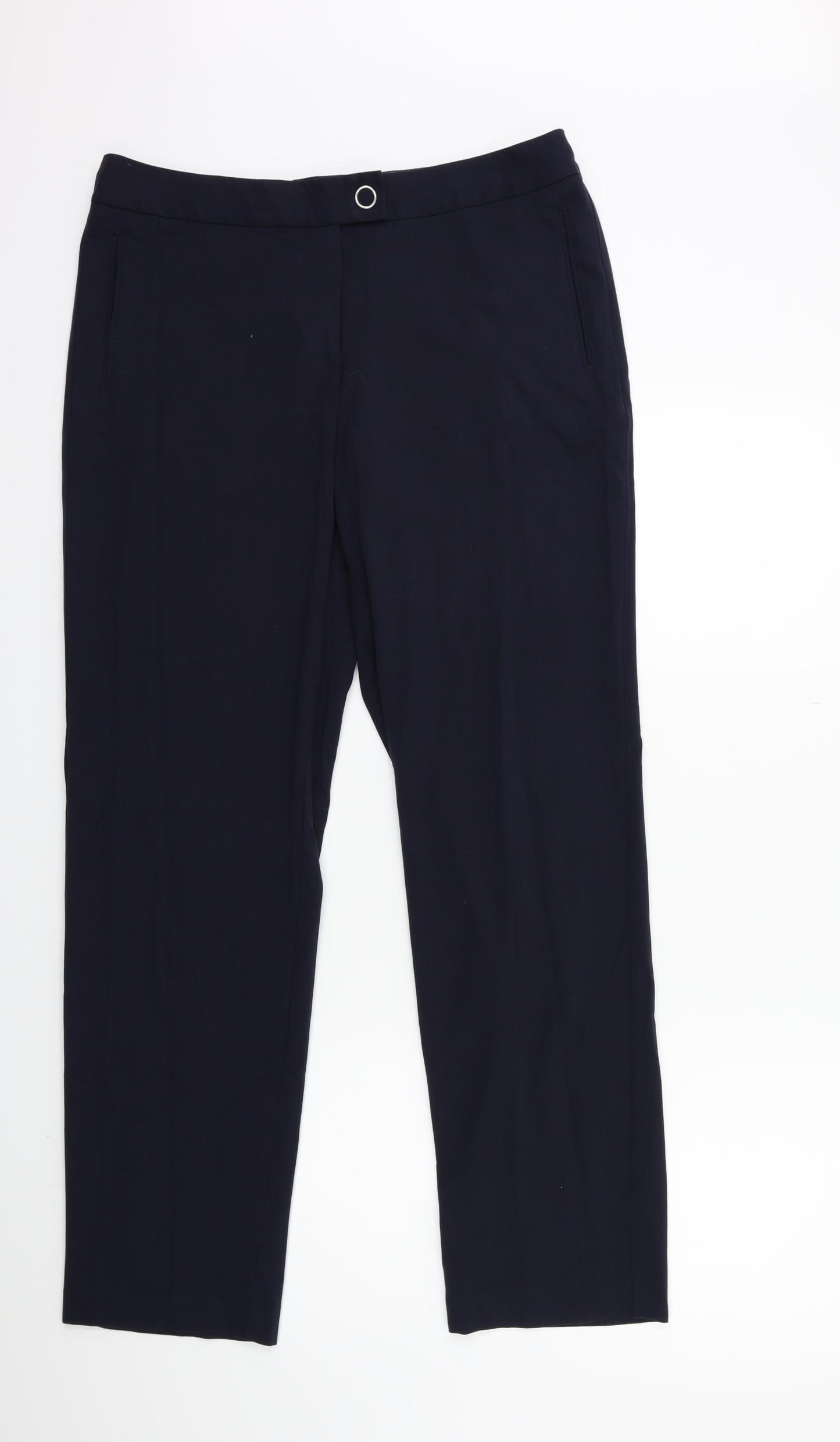 Marks and Spencer Womens Blue   Trousers  Size 14 L29 in