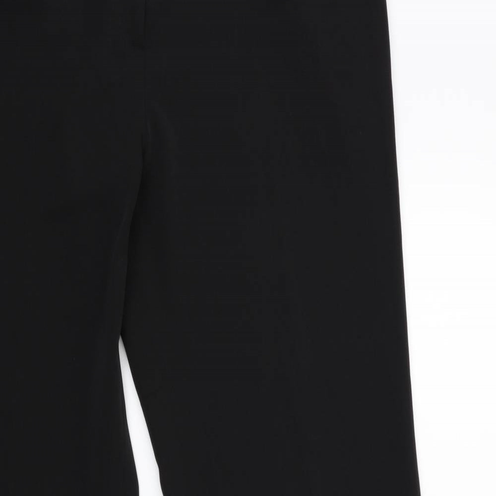 Preworn Womens Black   Trousers  Size 34 in L30 in