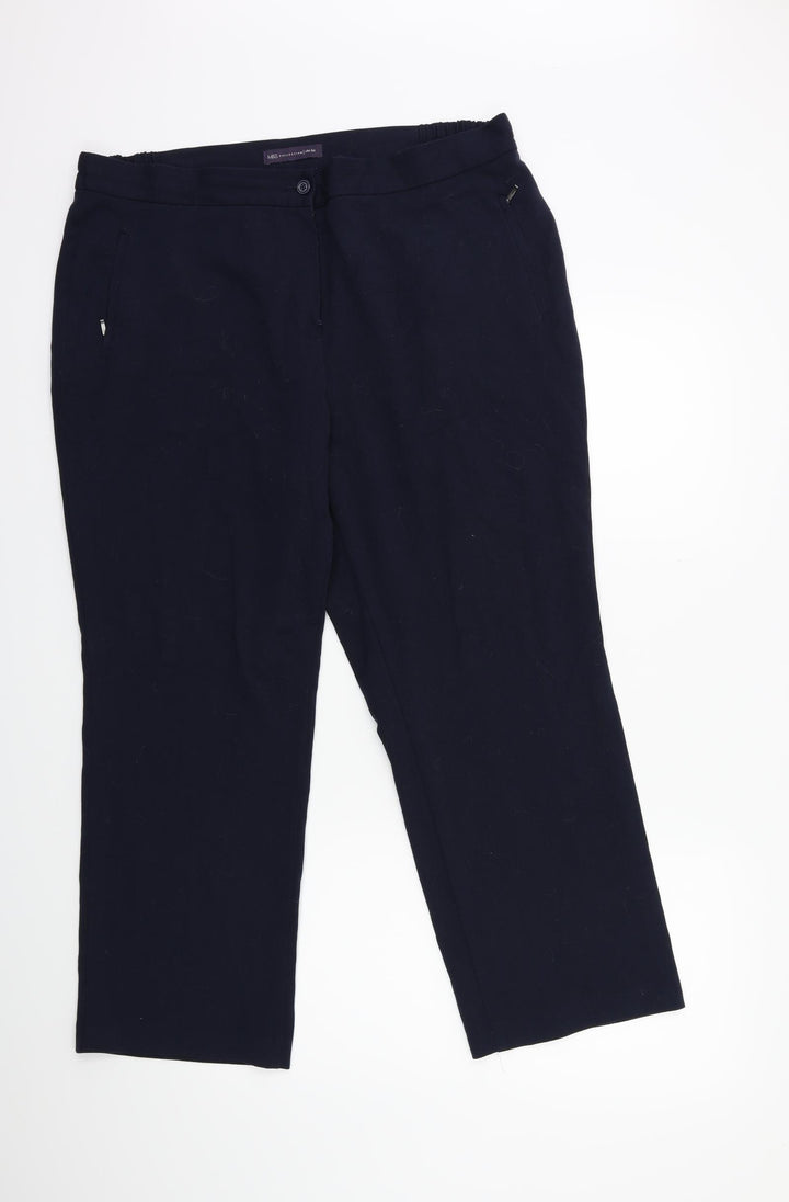 Marks and Spencer Womens Beige   Trousers  Size 16 L27 in