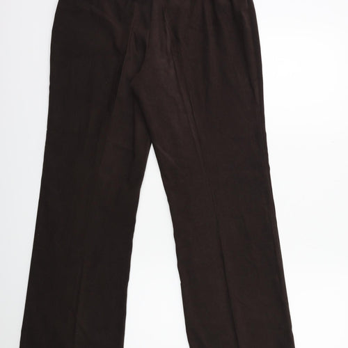 George Womens Brown   Trousers  Size 14 L31 in