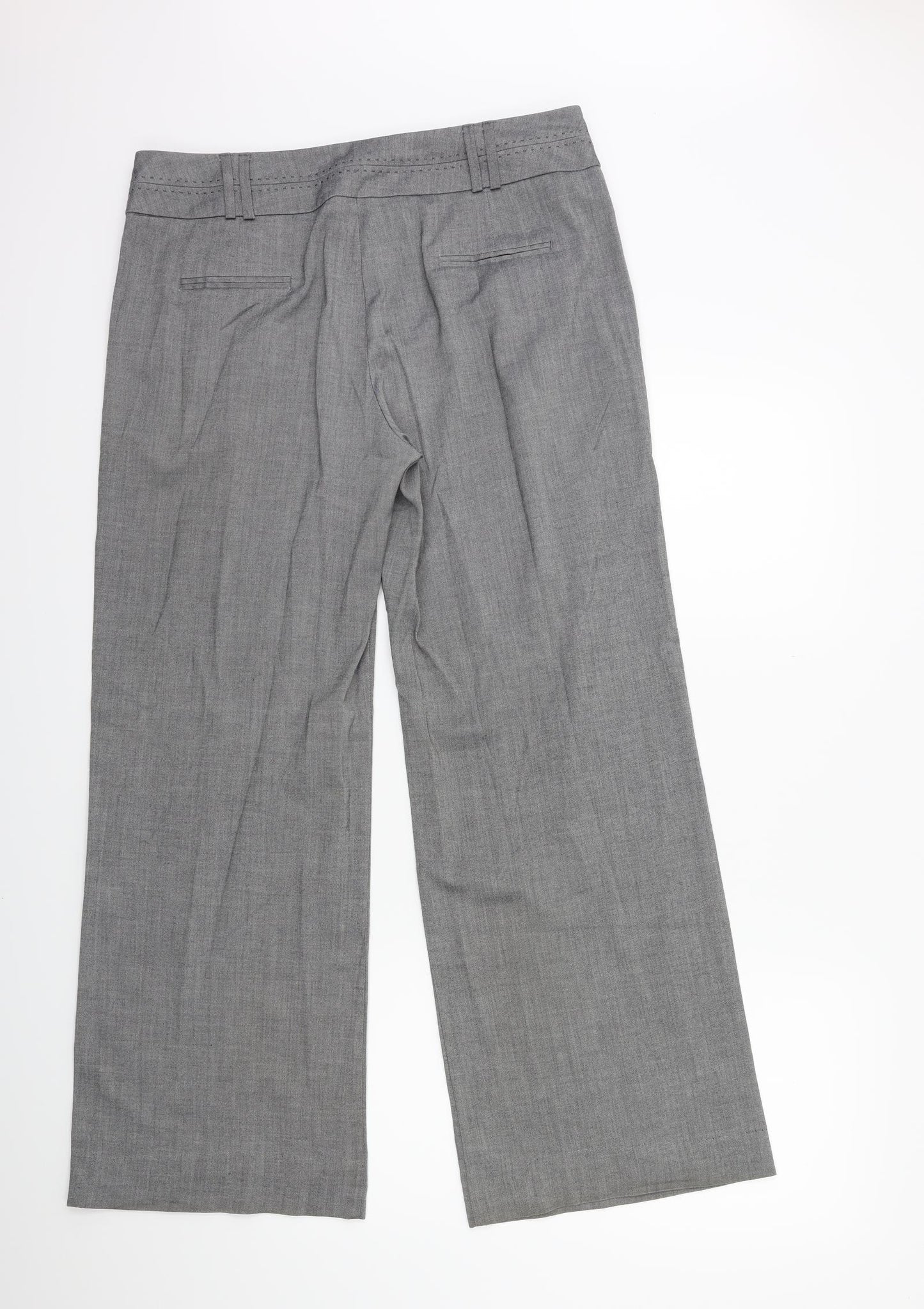 Atmosphere Womens Grey   Trousers  Size 14 L30 in