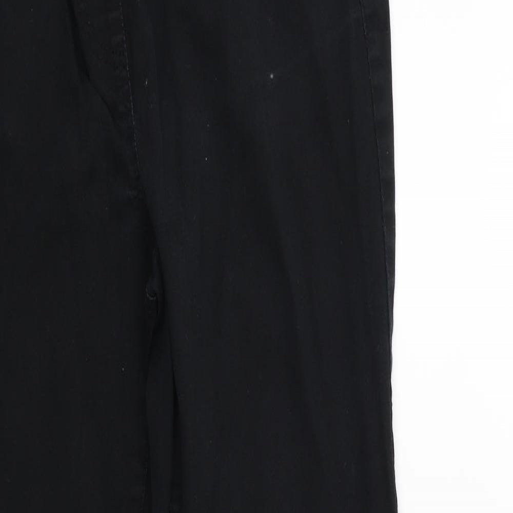M&Co Womens Black  Denim Jegging Jeans Size 12 L29 in