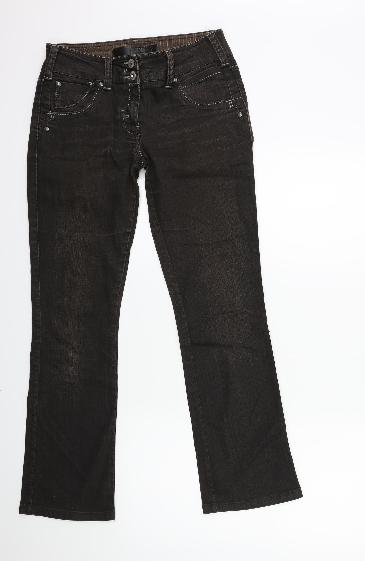 NEXT Womens Brown  Denim Bootcut Jeans Size 10 L29 in