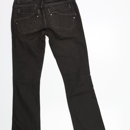 NEXT Womens Brown  Denim Bootcut Jeans Size 10 L29 in