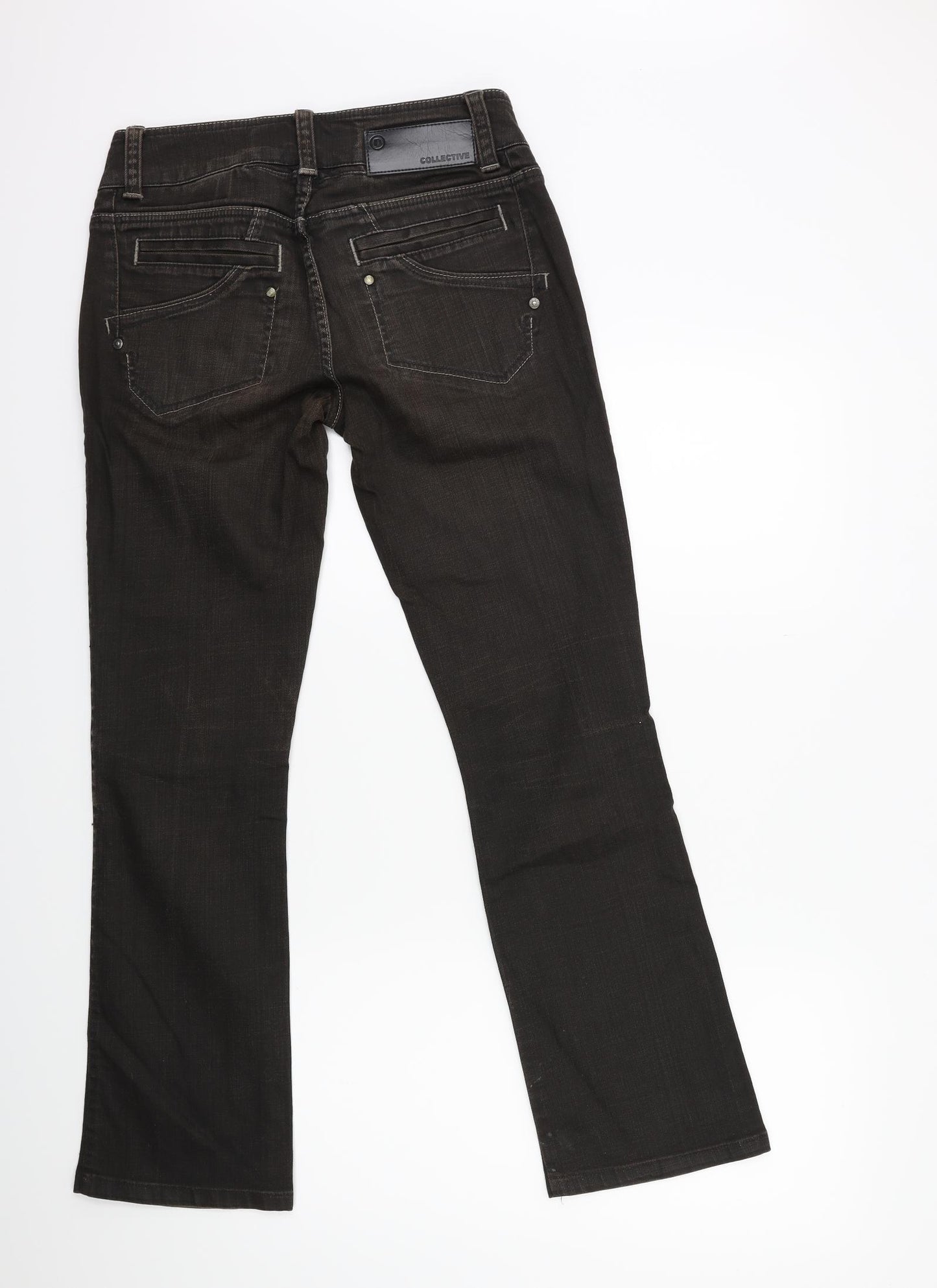 NEXT Womens Brown  Denim Bootcut Jeans Size 10 L29 in