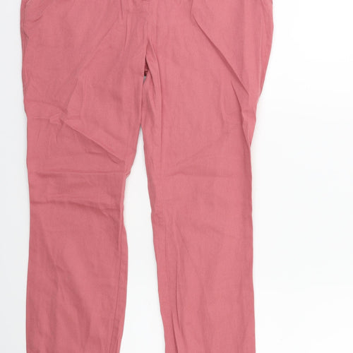 Primark Womens Pink   Trousers  Size 10 L25 in