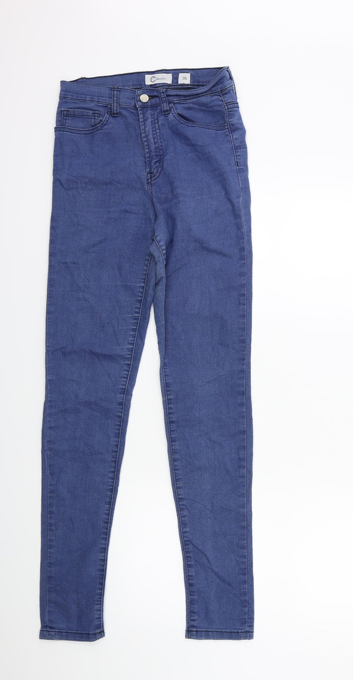 C Denim Womens Blue  Denim Skinny Jeans Size 8 L30 in