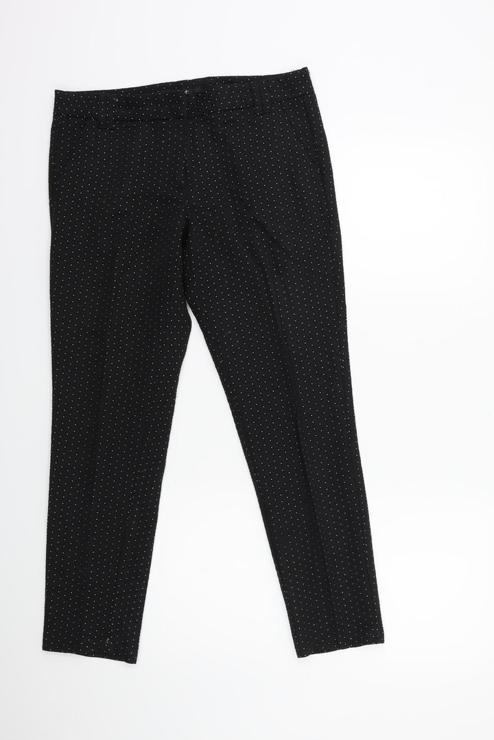 NEXT Womens Black   Trousers  Size 10 L26 in