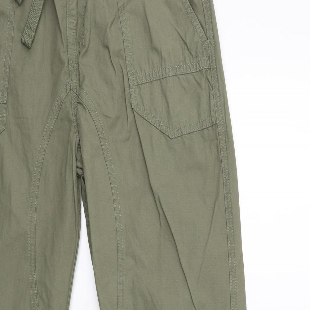 Marks and Spencer Boys Green   Cargo Trousers Size 13 Years