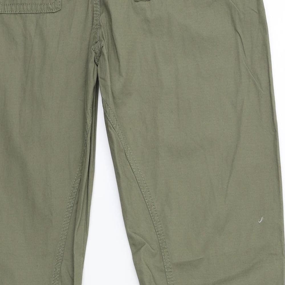 Marks and Spencer Boys Green   Cargo Trousers Size 13 Years