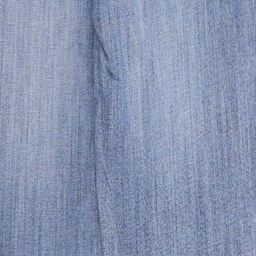 Preworn Womens Blue  Denim Straight Jeans Size 10 L28 in