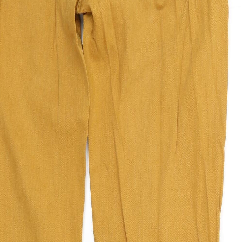Mango Womens Orange  Denim Skinny Jeans Size 8 L28 in