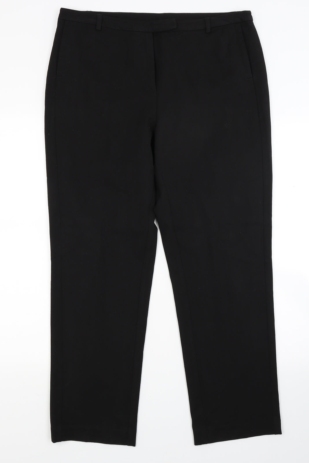 TU Womens Black   Trousers  Size 14 L26 in
