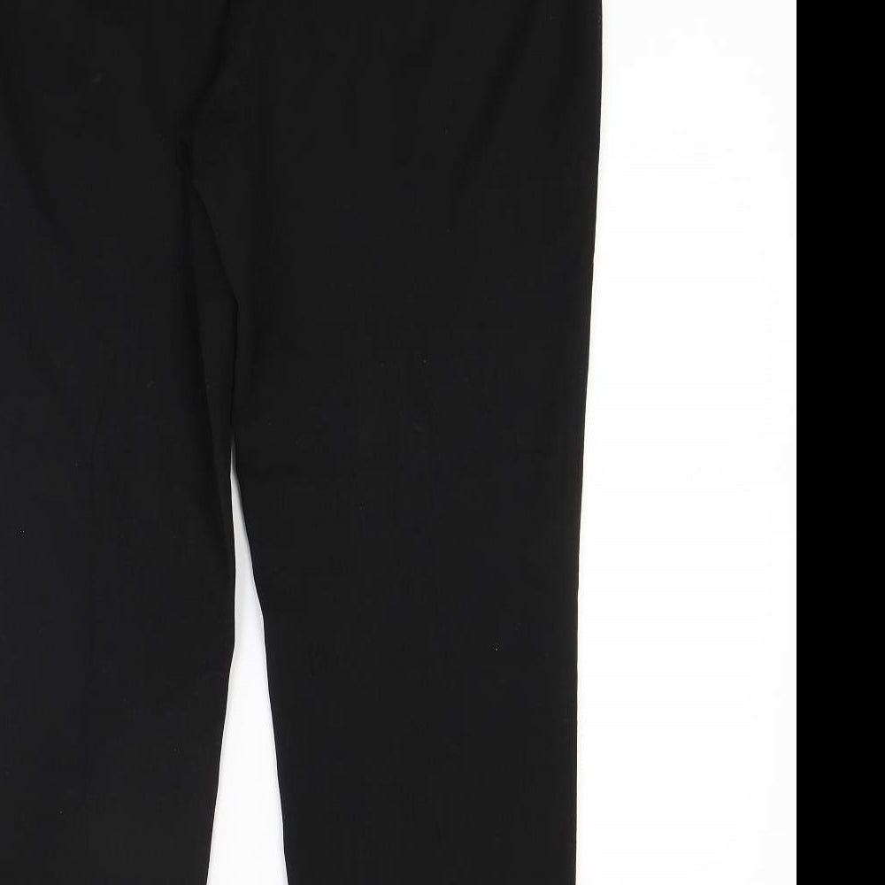 TU Womens Black   Trousers  Size 14 L26 in