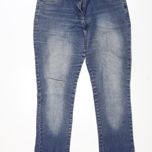 Identic Womens Blue  Denim Skinny Jeans Size 12 L29 in