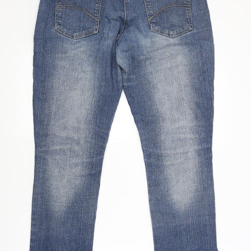 Identic Womens Blue  Denim Skinny Jeans Size 12 L29 in