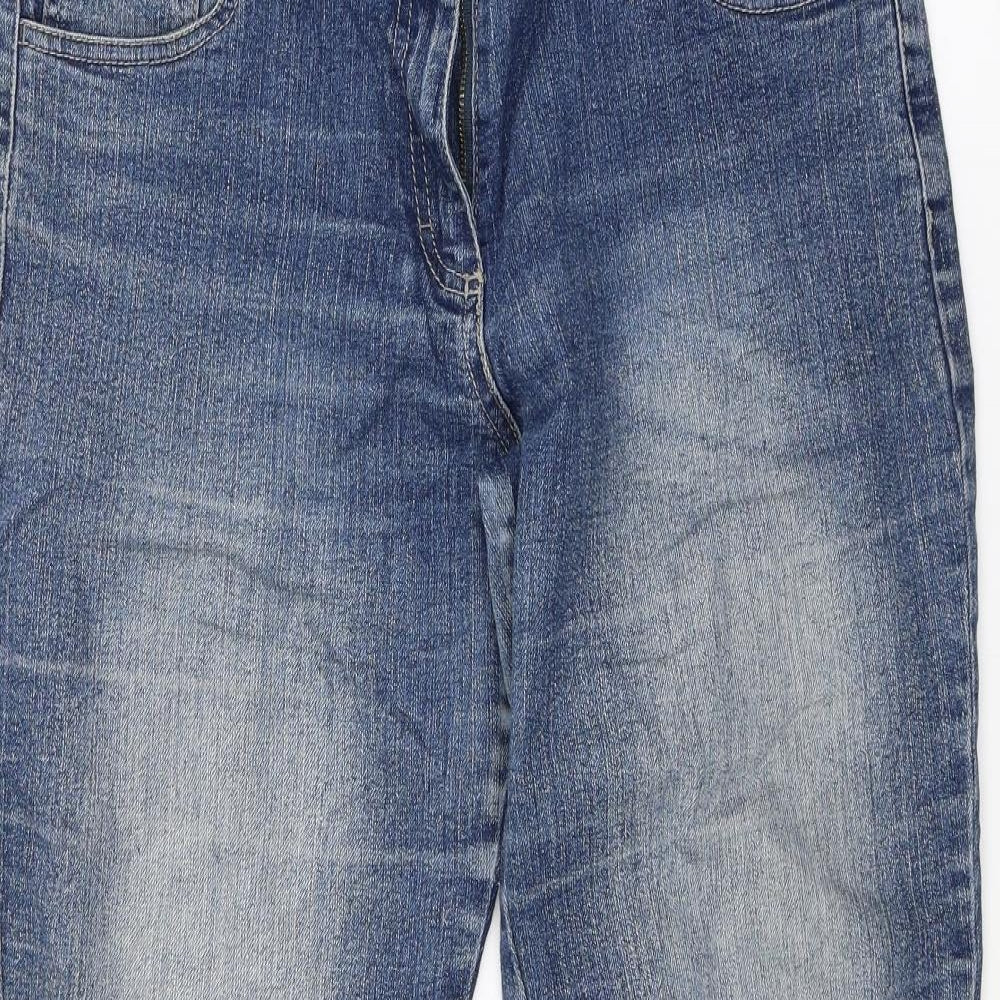 Identic Womens Blue  Denim Skinny Jeans Size 12 L29 in