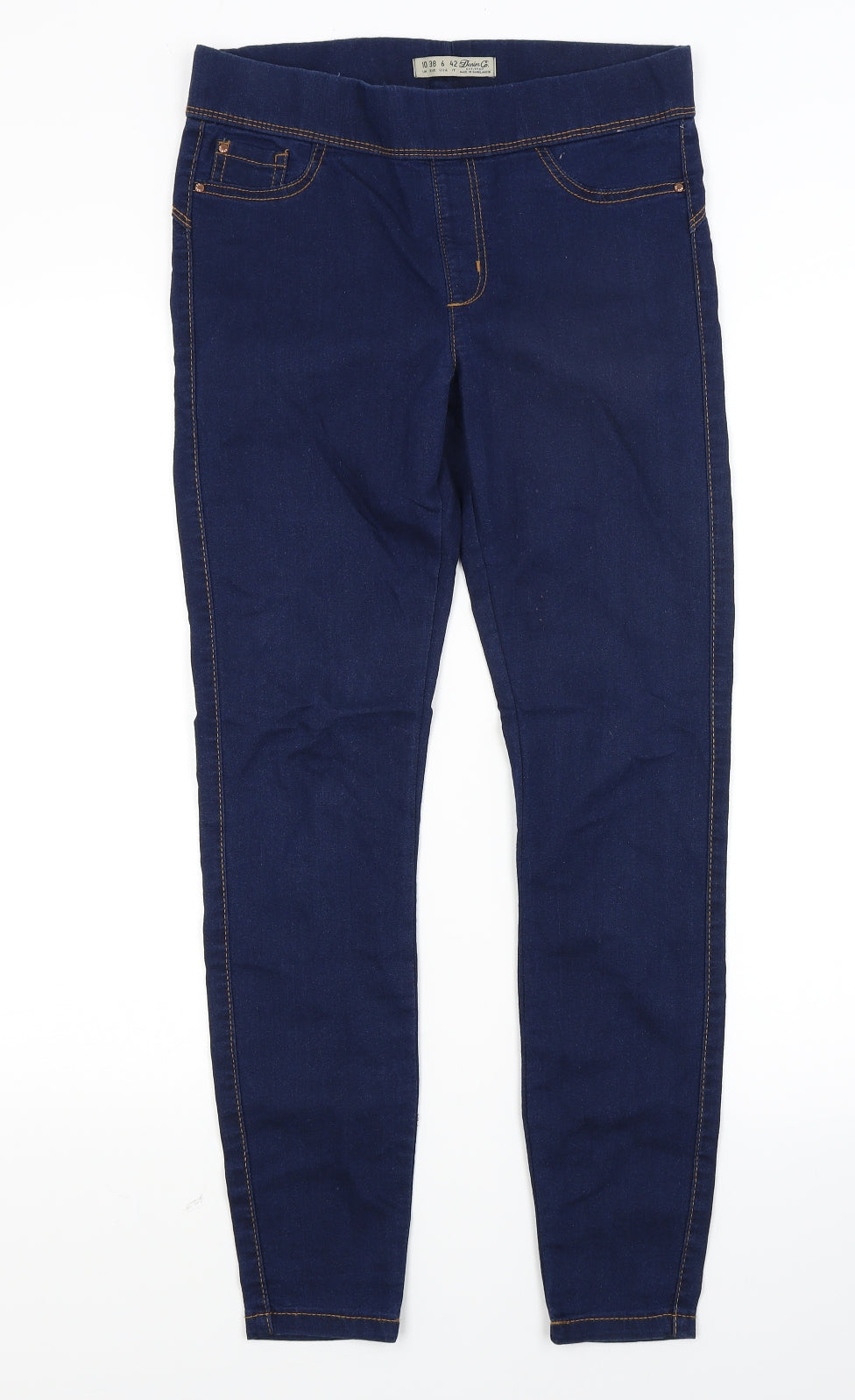 Primark Womens Blue  Denim Jegging Jeans Size 10 L26 in