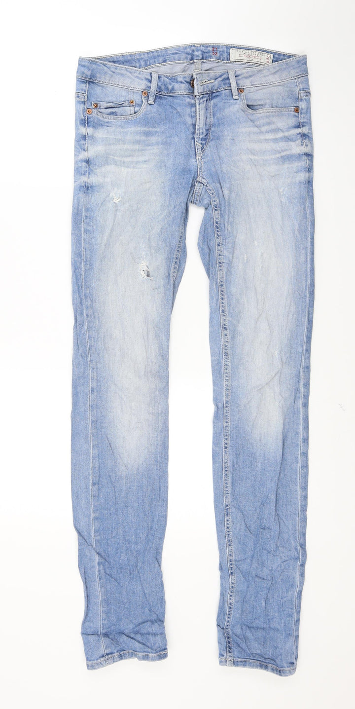 EDC Womens Blue Denim Skinny Jeans Size 27 in L32 in