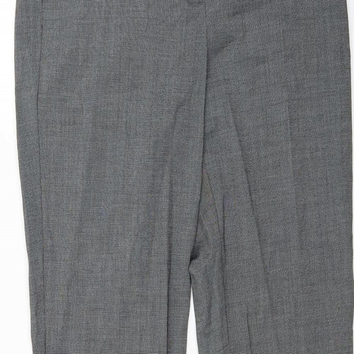 Yessica Womens Grey   Trousers  Size 10 L31 in