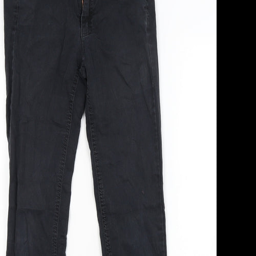 Divided Womens Black  Denim Skinny Jeans Size 8 L28 in