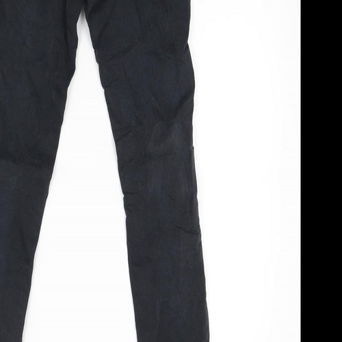 Divided Womens Black  Denim Skinny Jeans Size 8 L28 in