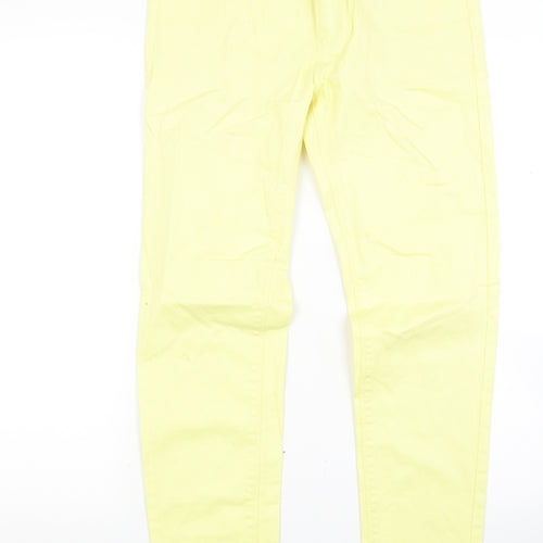 J uim Womens Yellow  Denim Skinny Jeans Size 28 in L27 in