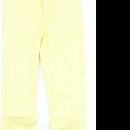 J uim Womens Yellow  Denim Skinny Jeans Size 28 in L27 in