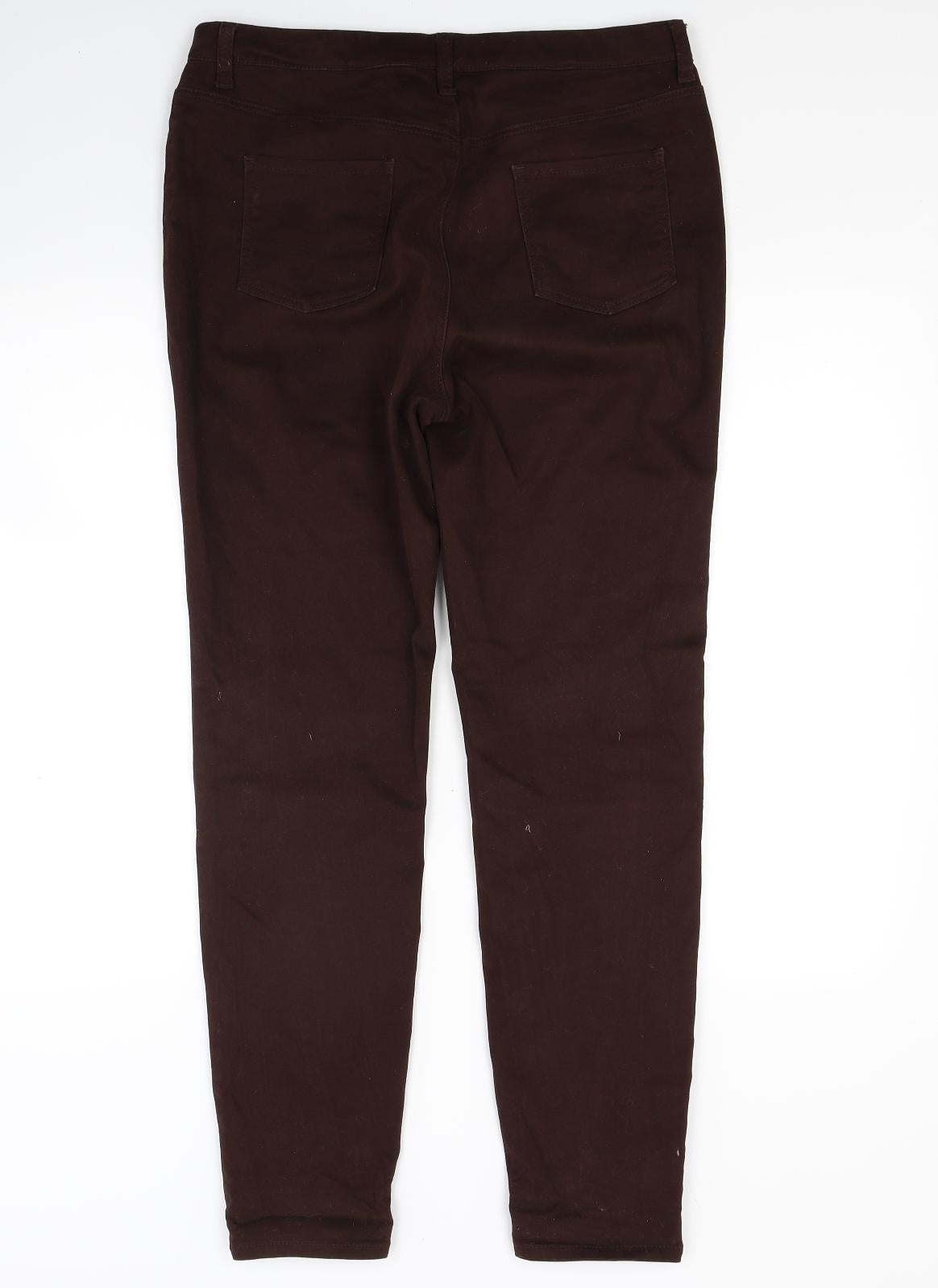 BHS Womens Brown   Jegging Jeans Size 14 L27 in