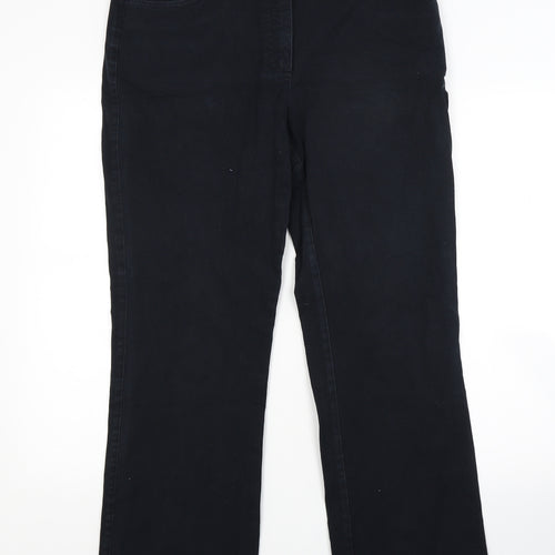 Wishele Womens Blue  Denim Straight Jeans Size 16 L26 in