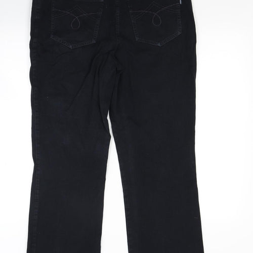 Wishele Womens Blue  Denim Straight Jeans Size 16 L26 in