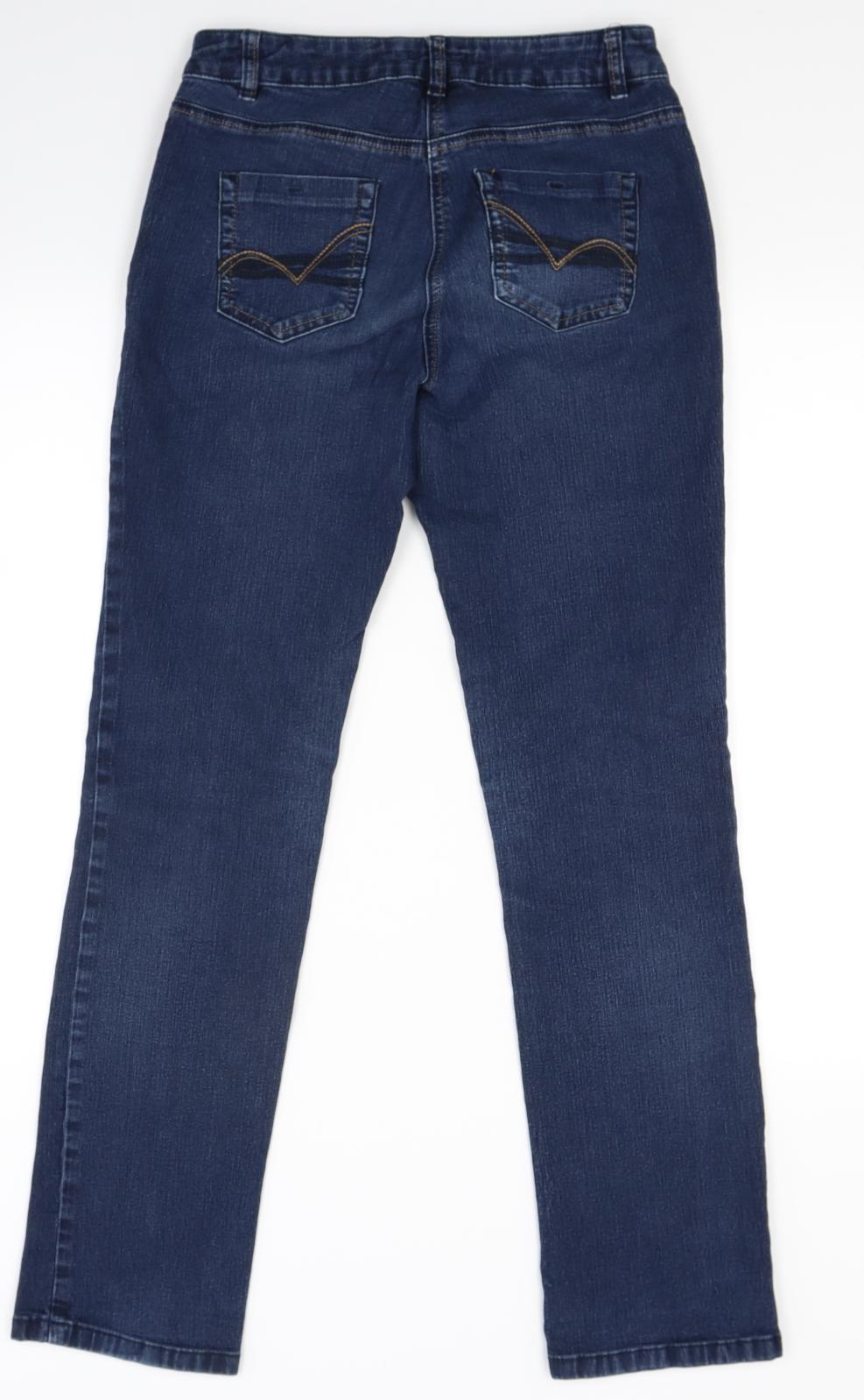 TU Womens Blue  Denim Skinny Jeans Size 10 L27 in
