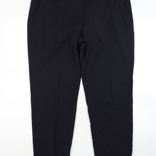 HUGO BOSS Womens Blue   Trousers  Size 14 L27 in