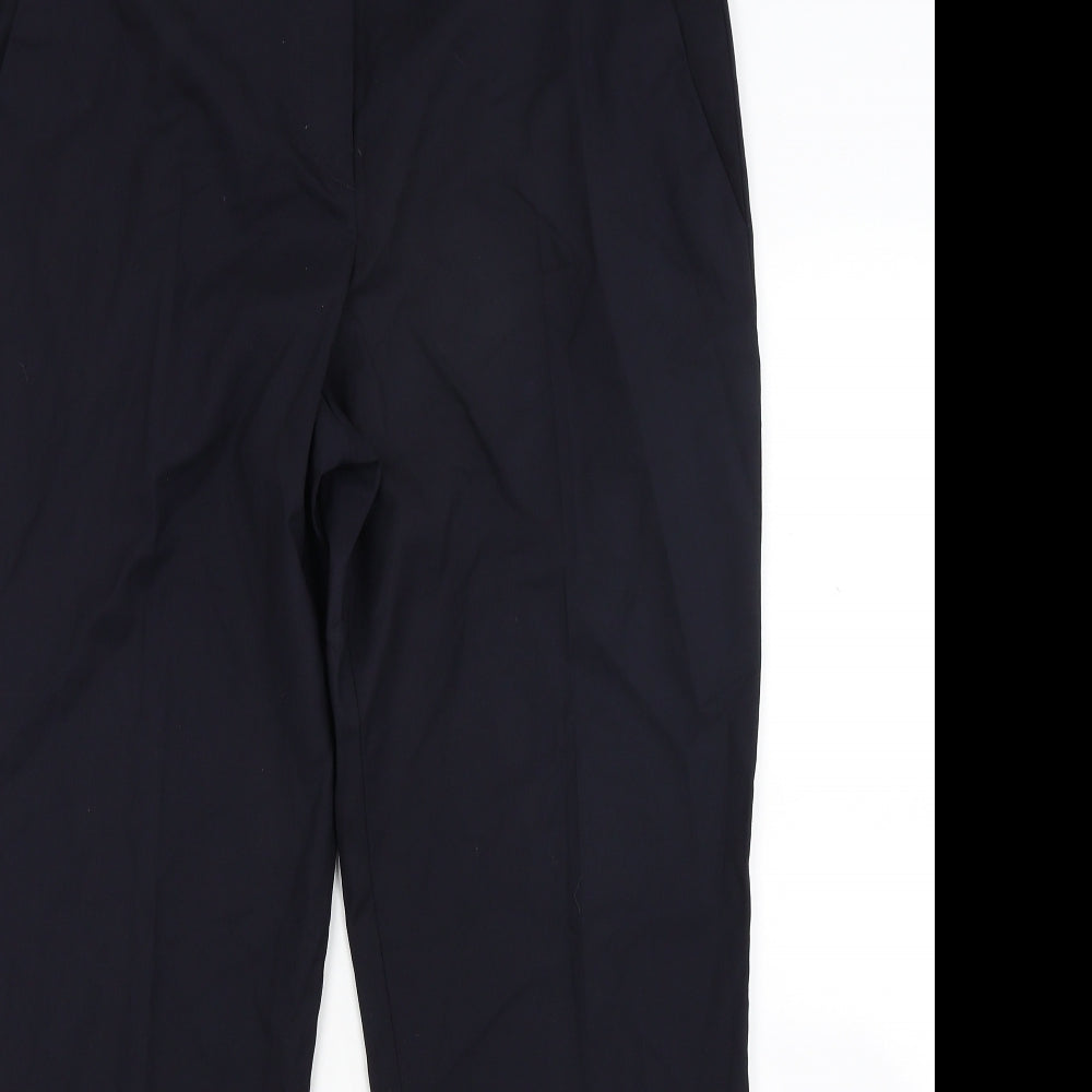 HUGO BOSS Womens Blue   Trousers  Size 14 L27 in