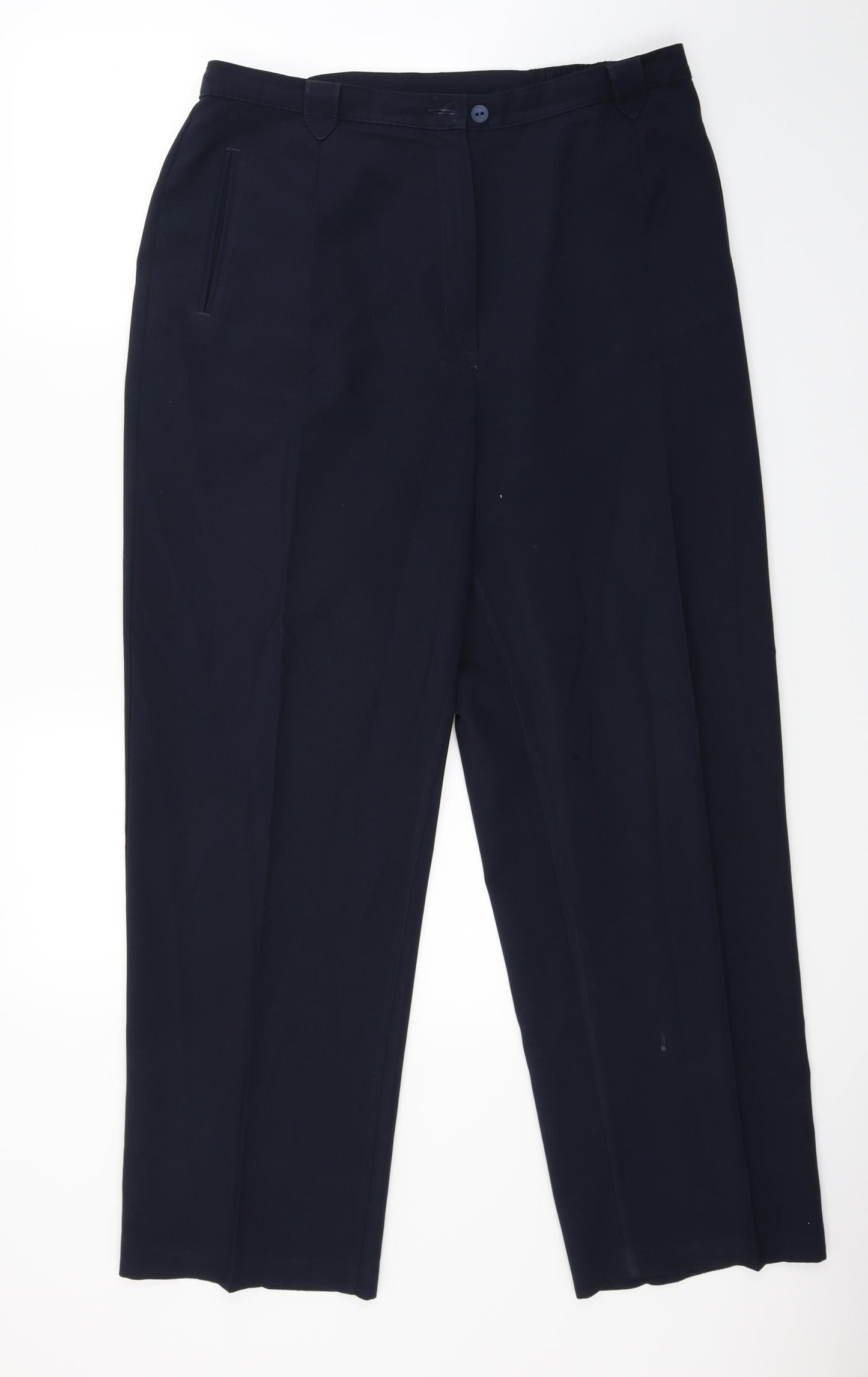 BHS Womens Blue   Trousers  Size 18 L27 in
