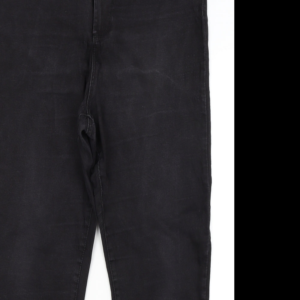 Primark Womens Black  Denim Skinny Jeans Size 20 L25 in