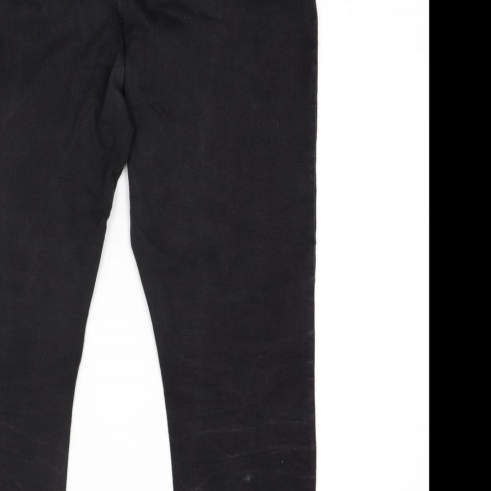 Primark Womens Black  Denim Skinny Jeans Size 20 L25 in