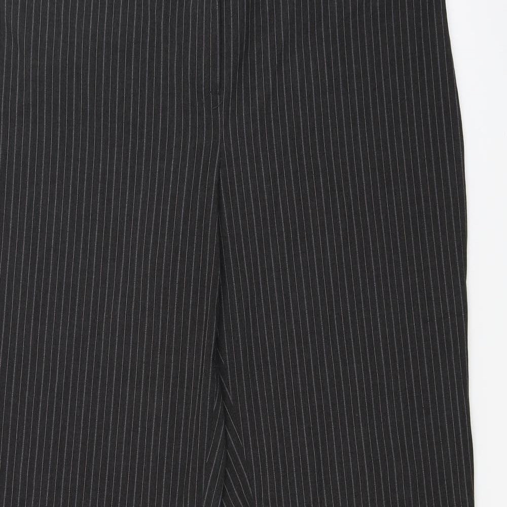 Autonomy Womens Grey Striped  Trousers  Size 14 L28 in