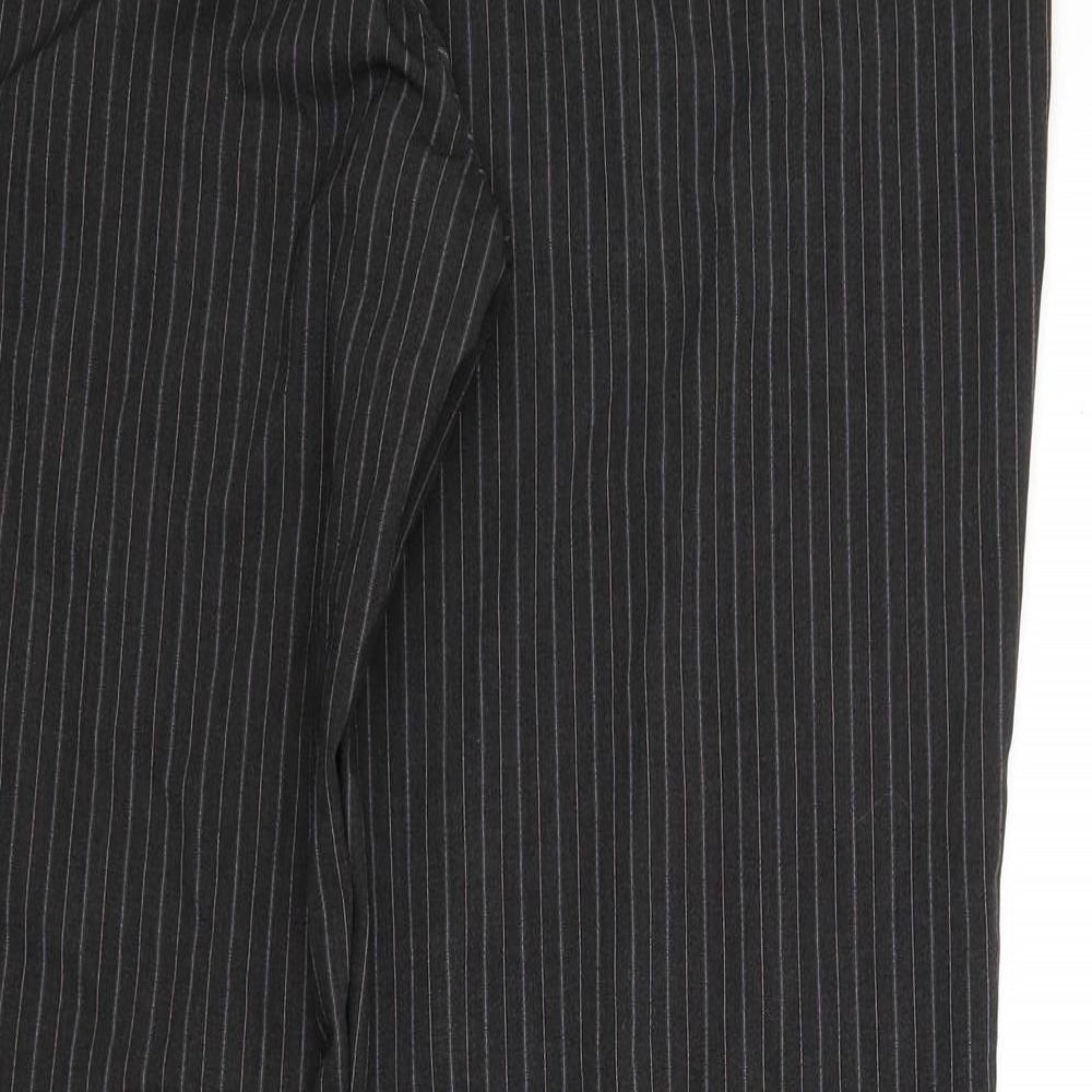 Autonomy Womens Grey Striped  Trousers  Size 14 L28 in