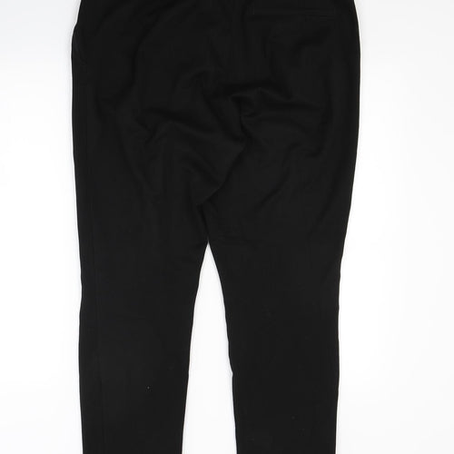 H&M Womens Black   Trousers  Size 14 L25 in